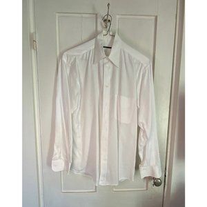 Moreno Martini Da Firenze Shirt Mens Dress White As Is Medium Pattern